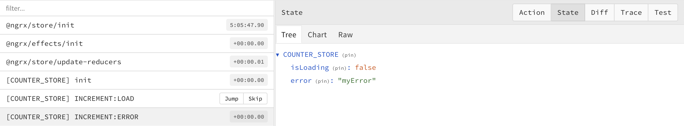 Loading store after a failed effect